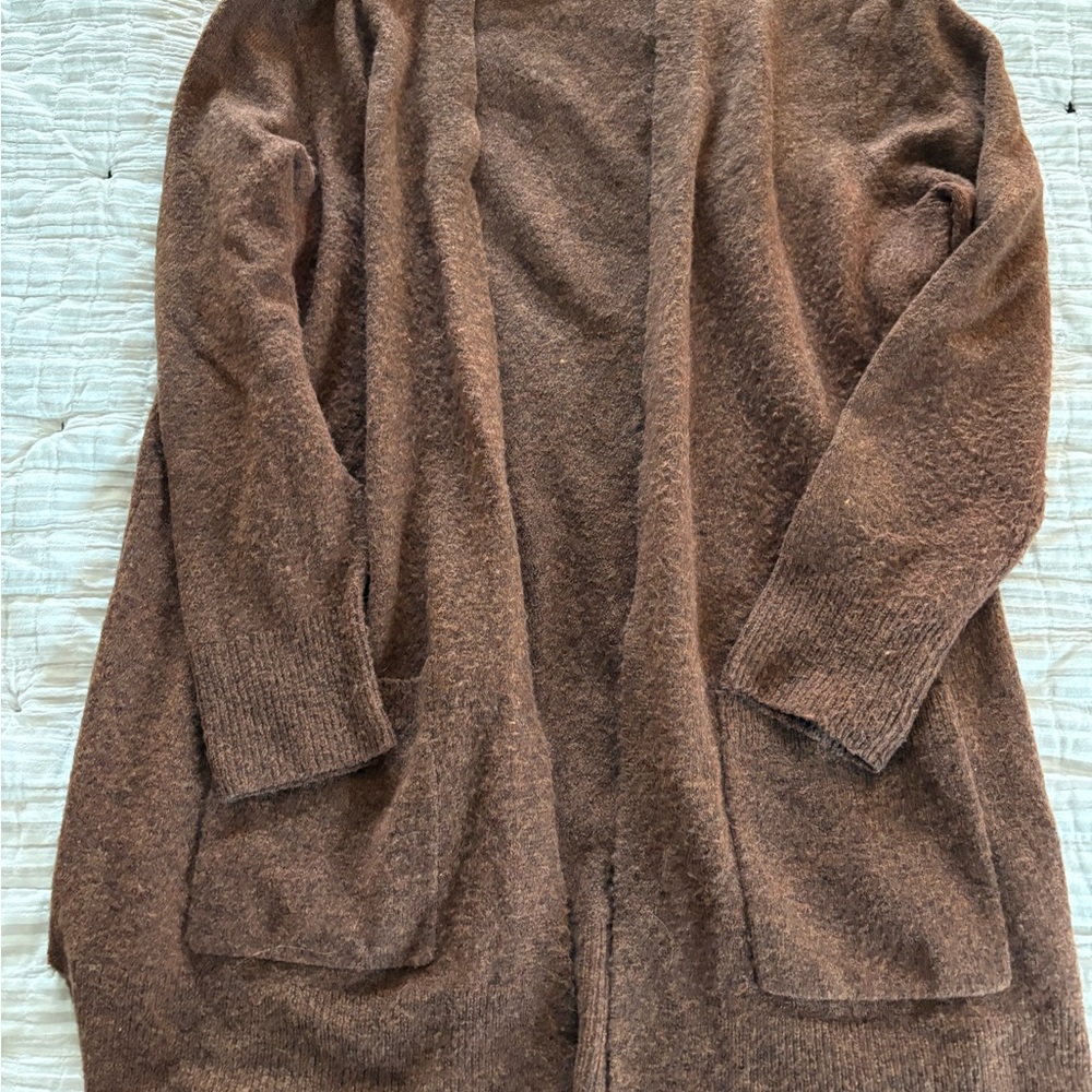 Madewell Brown Cardigan Sweater